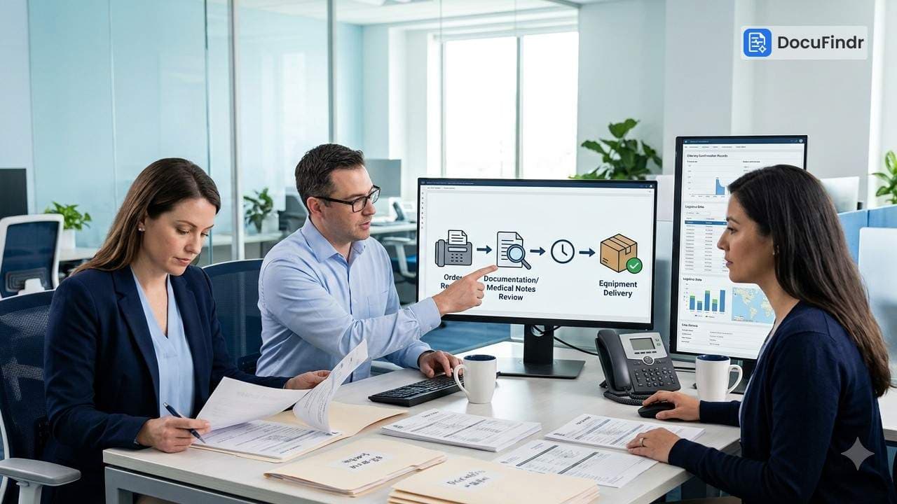 Unsorted Fax Packets Cost DME Suppliers Their Order Receipt Dates